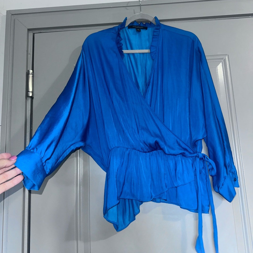 Marc New York Bright Blue Top